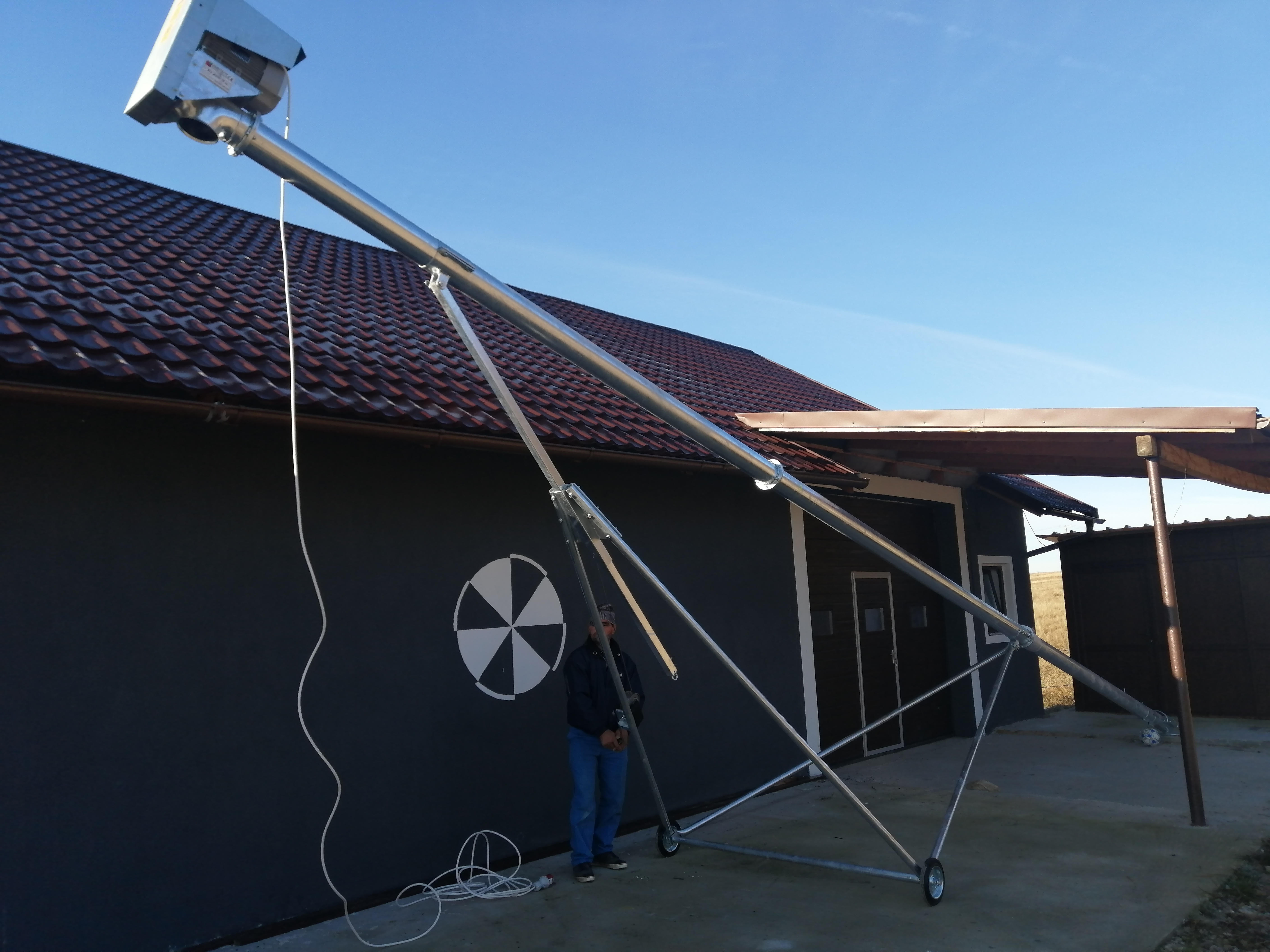 Snec cereale ECS 150mm/10m cu grilaj protectie