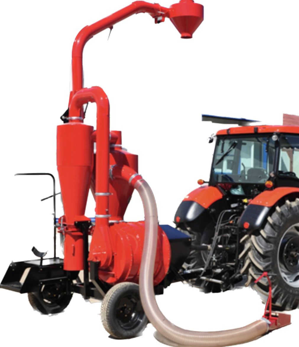 Transportor pneumatic T480, actionat la priza tractorului 43,5tone/ora