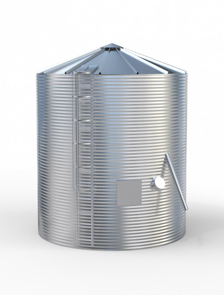 Siloz cereale cu baza plana 60tone